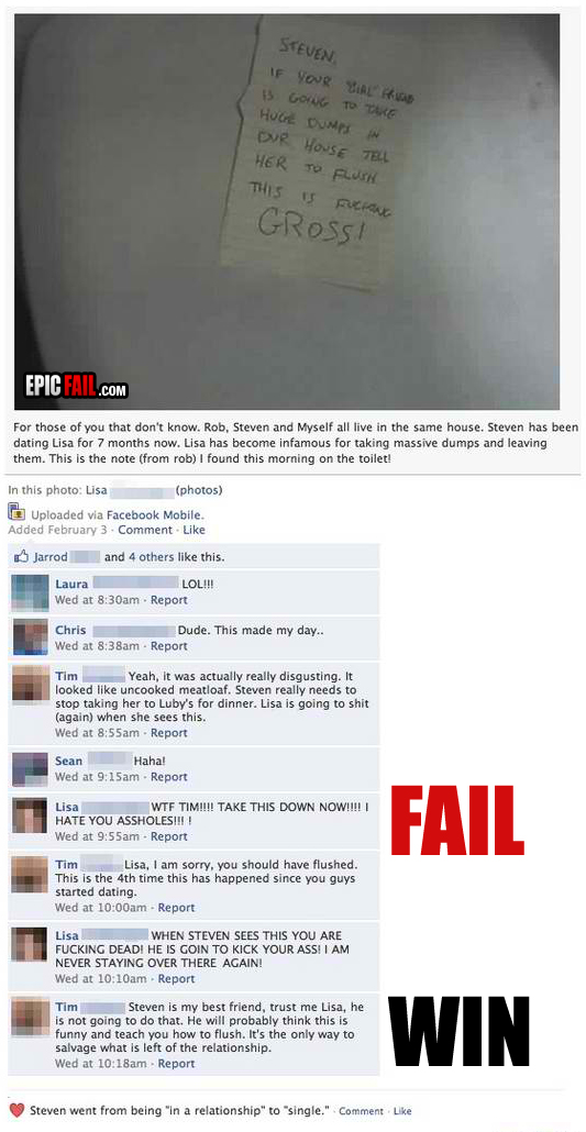 Moment: beautification Fail