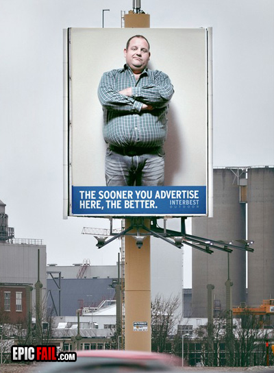 Blackmail Advertising Win — fail moment