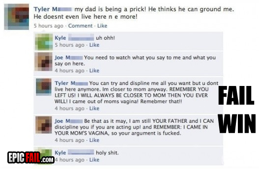 Caught on camera: epic Facebook Fail