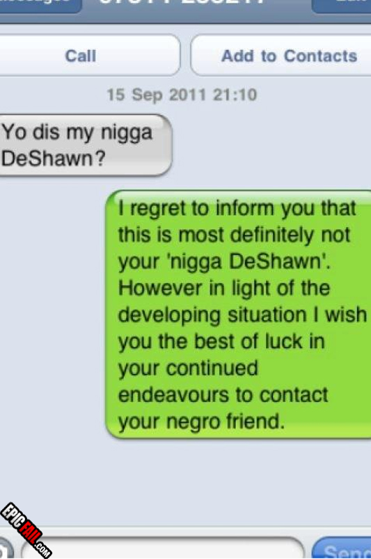 Text Win — fail moment