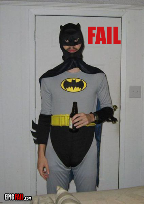 The most menacing Batman you'll ever see — fail moment