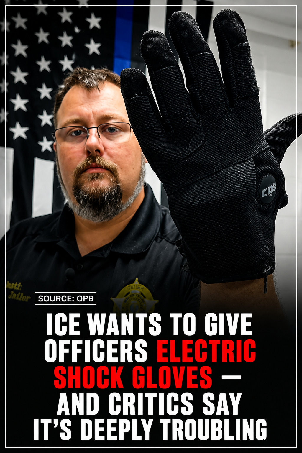 ICE WANTS TO GIVE OFFICERS ELECTRIC SHOCK GLOVES - AND CRITICS SAY IT’S DEEPLY TROUBLING — viral news clip