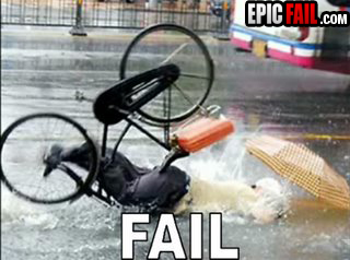 Clip: biking Fail