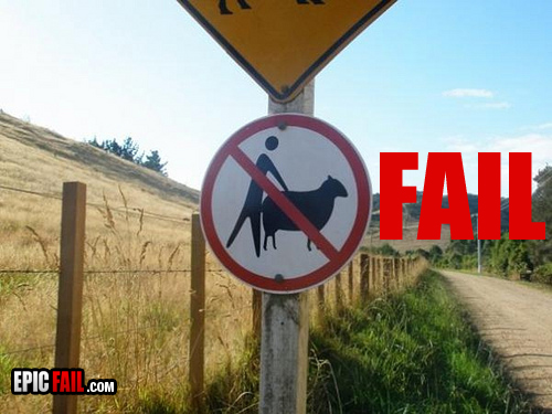 Moment: sign Fail