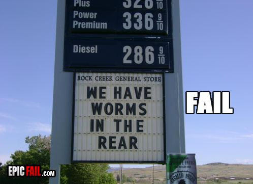 Clip: sign Fail