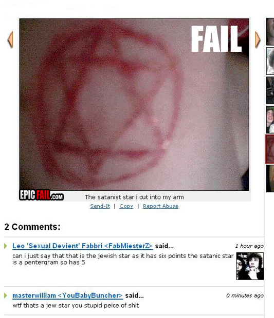 Watch: satanic Pentagram Fail