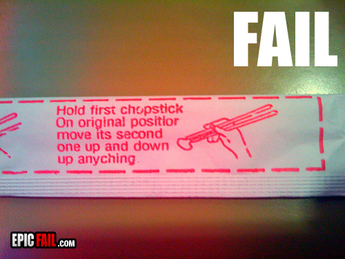 Moment: english Fail