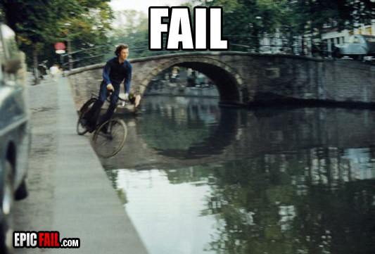 Caught on camera: about to Fail