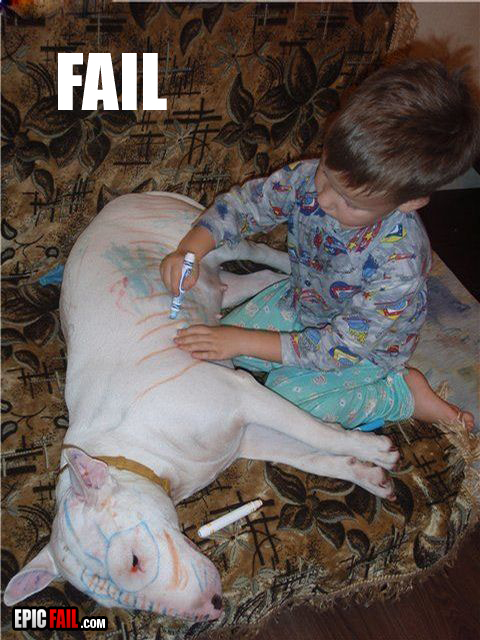 Scene: coloring Fail