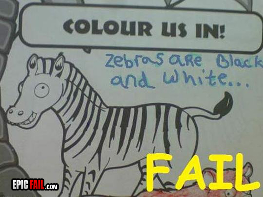 Caught on camera: coloring Book Fail