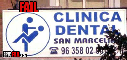 Clip: dental Clinic Sign Fail