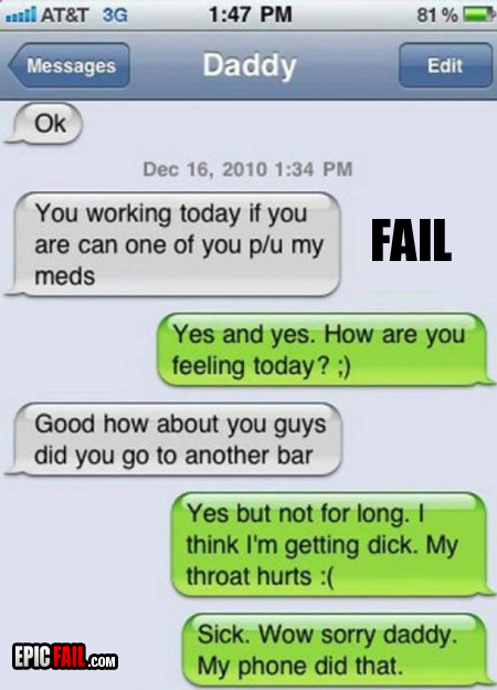 Watch: auto Correct Fail