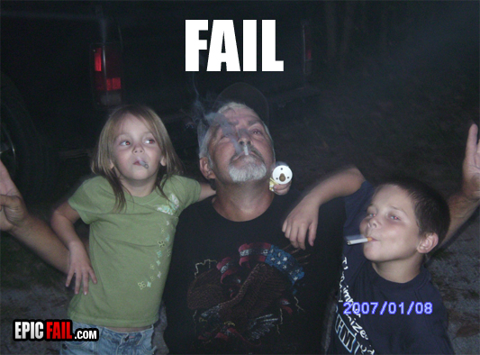 Caught on camera: epic Parenting Fail
