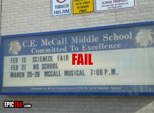 Clip: middle School Fail