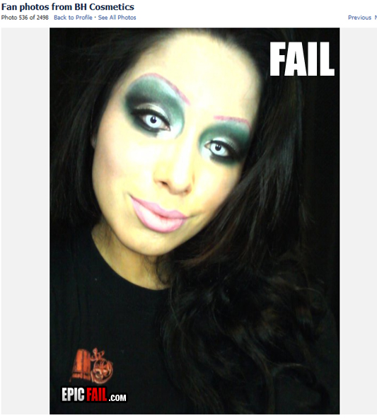 Moment: beautification Fail