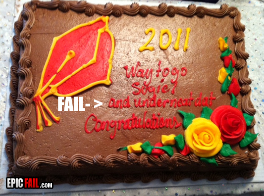 Caught on camera: cake Decorator Fail