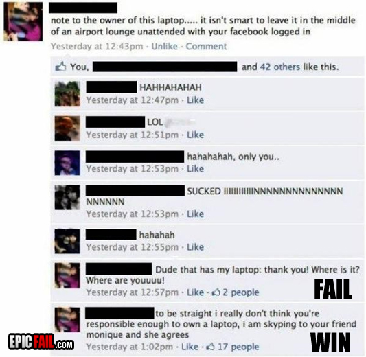 Moment: classic – Responsibility Fail / Thief Win
