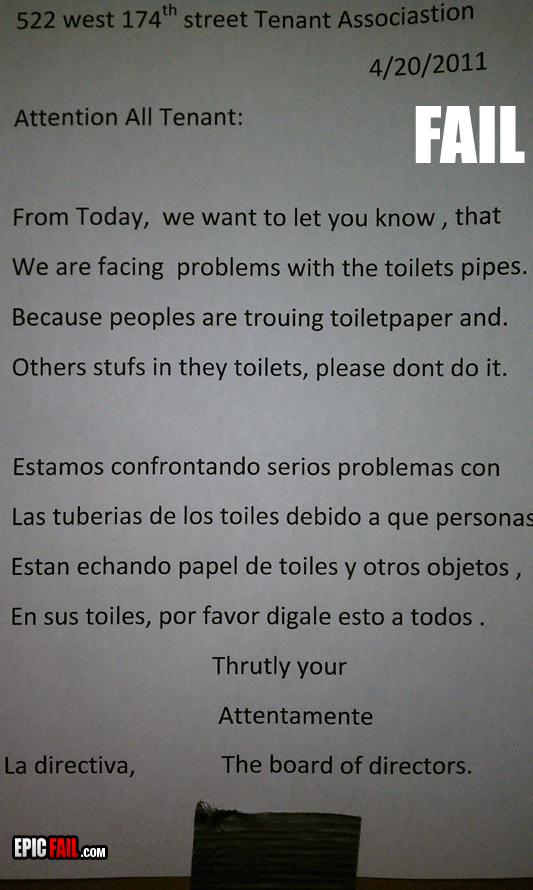 Watch: english Fail / Spanish Fail