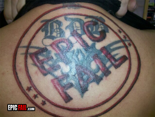 Tattoo — fail moment