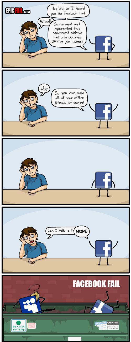 Caught on camera: facebook Fail / Cartoon Win