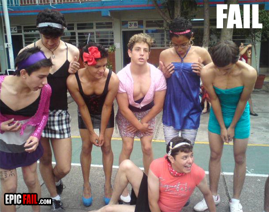 Scene: cleavage Fail