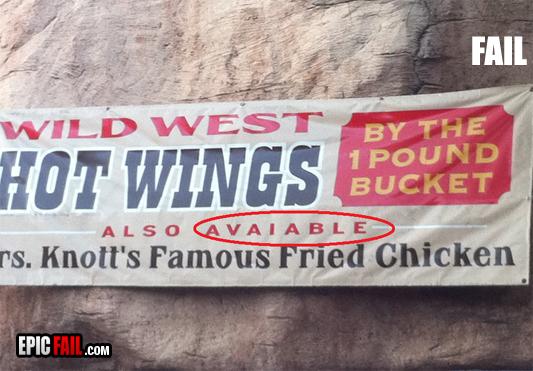Scene: sign Fail