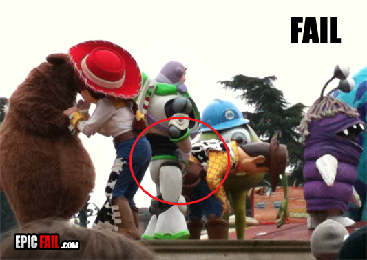 Caught on camera: disney Show Fail