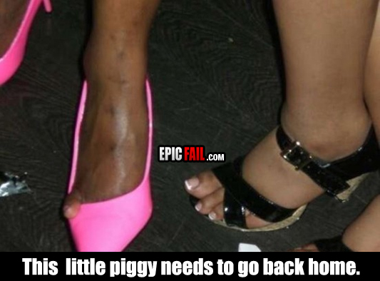 Scene: epic Shoe Fail