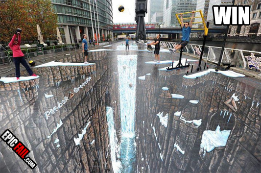 Watch: 3D Street Art Win