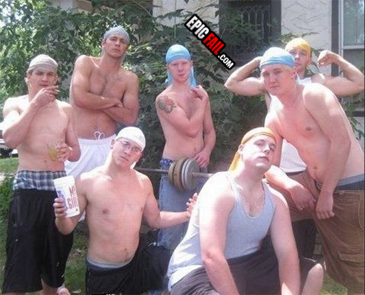Scene: epic Gangsta Fail
