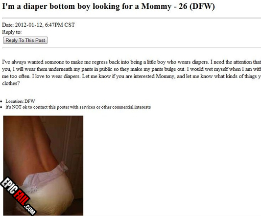Moment: craigslist Fail