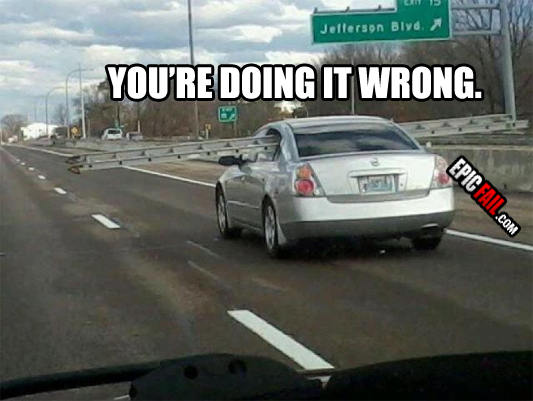 Scene: driver Fail