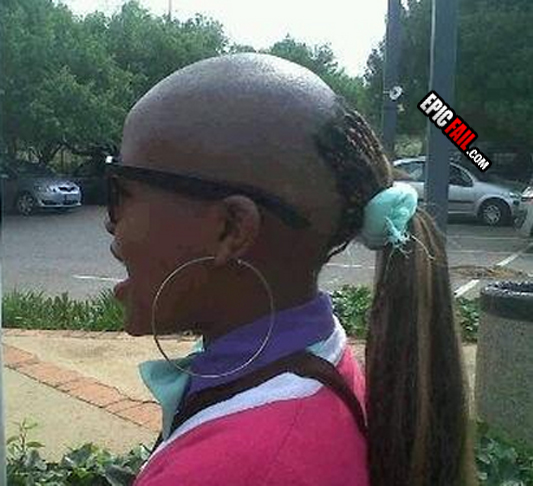 Watch: epic Hairstyle Fail