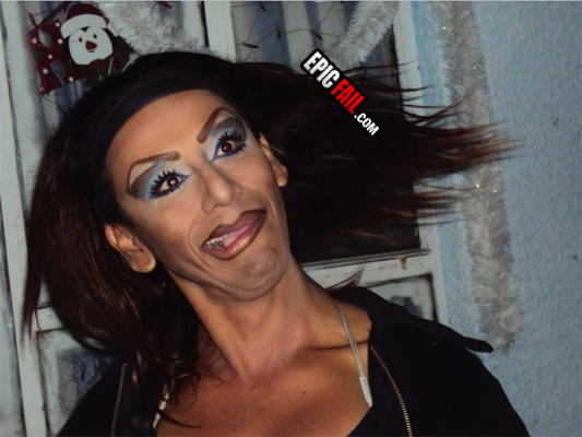 Moment: epic Makeup Fail