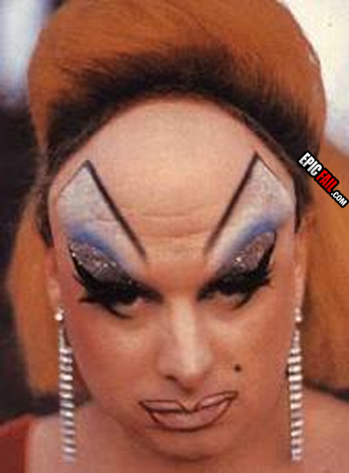 Scene: epic Makeup Fail