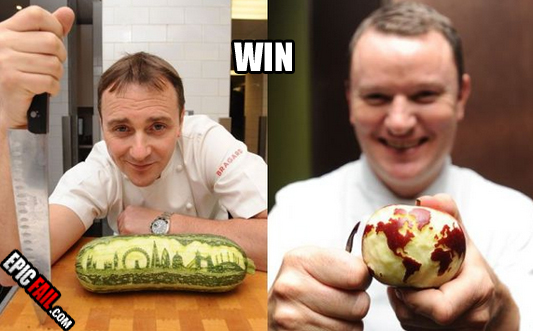 Caught on camera: epic Food Art Win