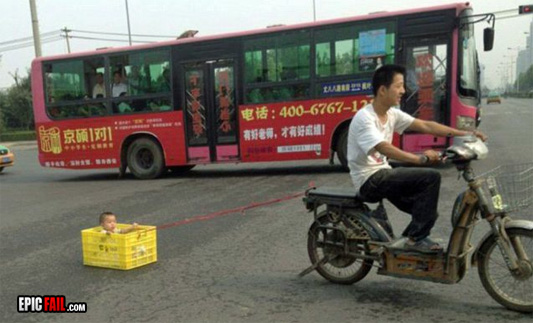 Watch: epic Parenting Fail