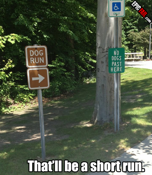 Scene: sign Fail