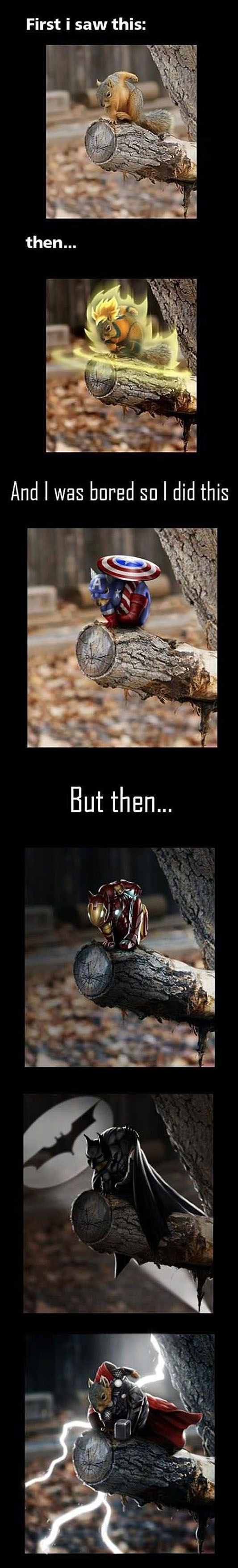 Caught on camera: epic Boredom Win
