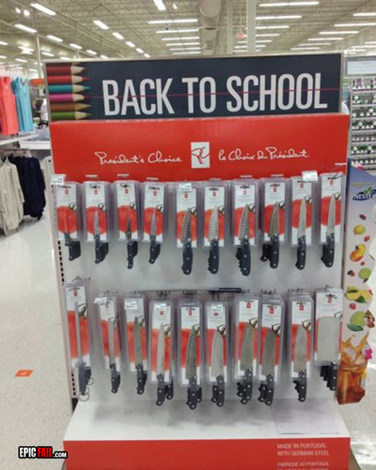 Caught on camera: back To School Fail