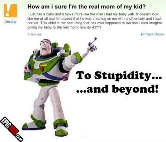 Scene: epic Intelligence Fail