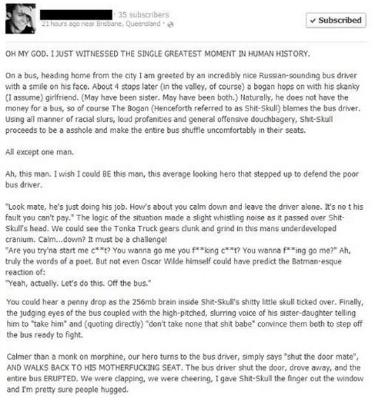 Moment: epic Story Win