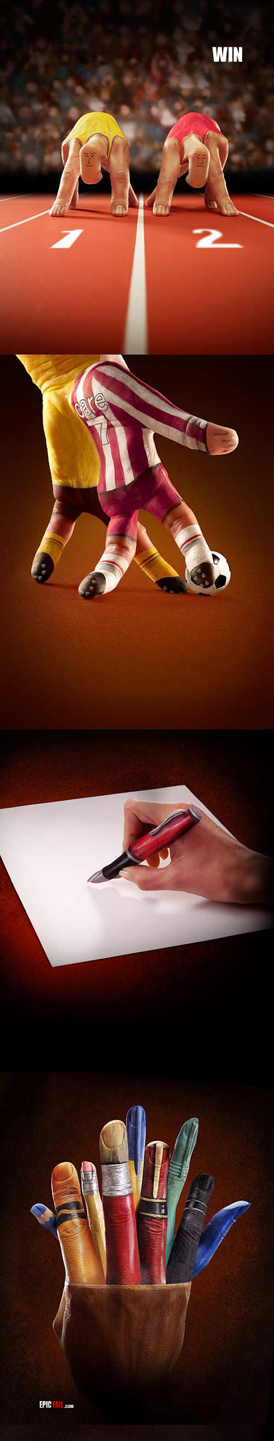 Watch: epic Hand Paintings Win
