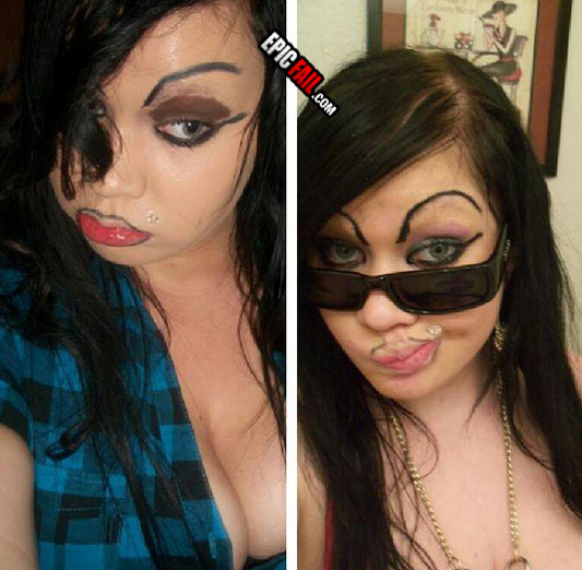 Caught on camera: epic Makeup Fail