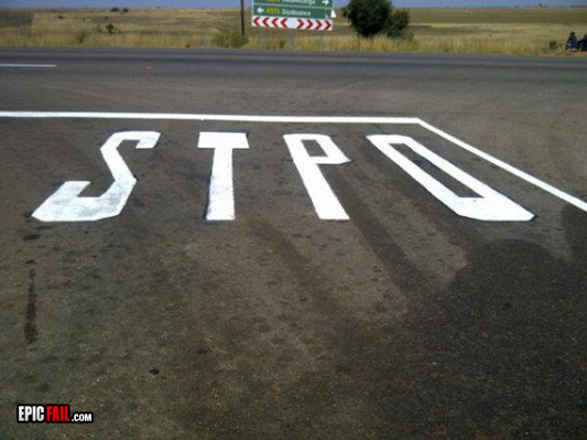 Scene: street Sign Fail