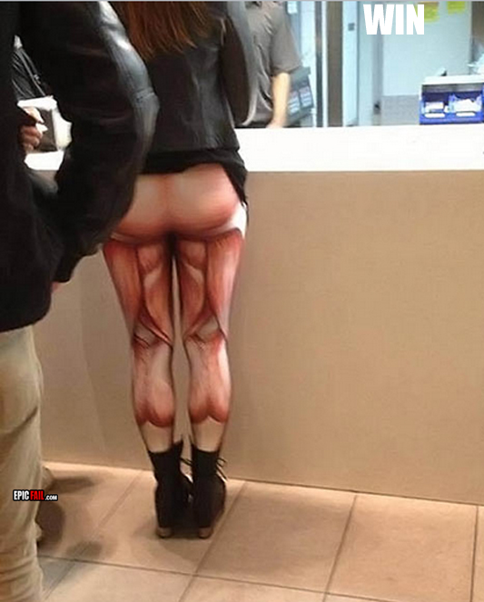 Scene: anatomically Correct Leggings Win