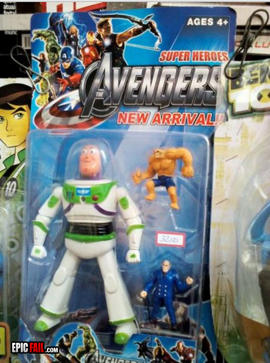 Caught on camera: avengers Toy Fail