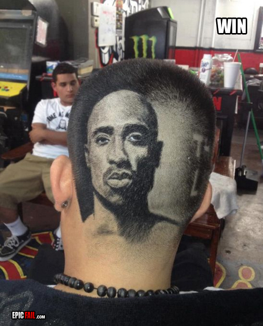 Scene: epic Haircut Win