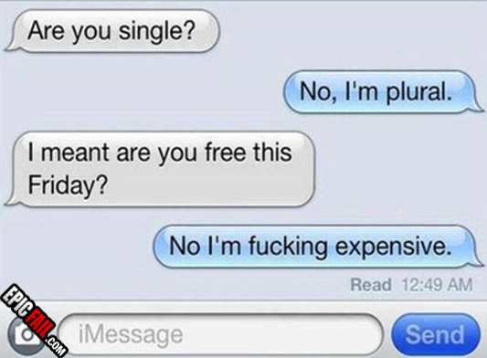 Caught on camera: date Fail / Rejection Win