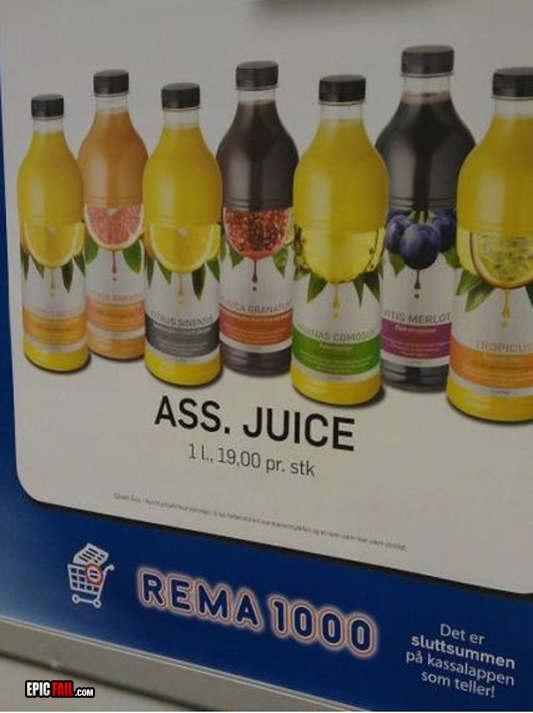 Moment: epic Juice Ad Fail